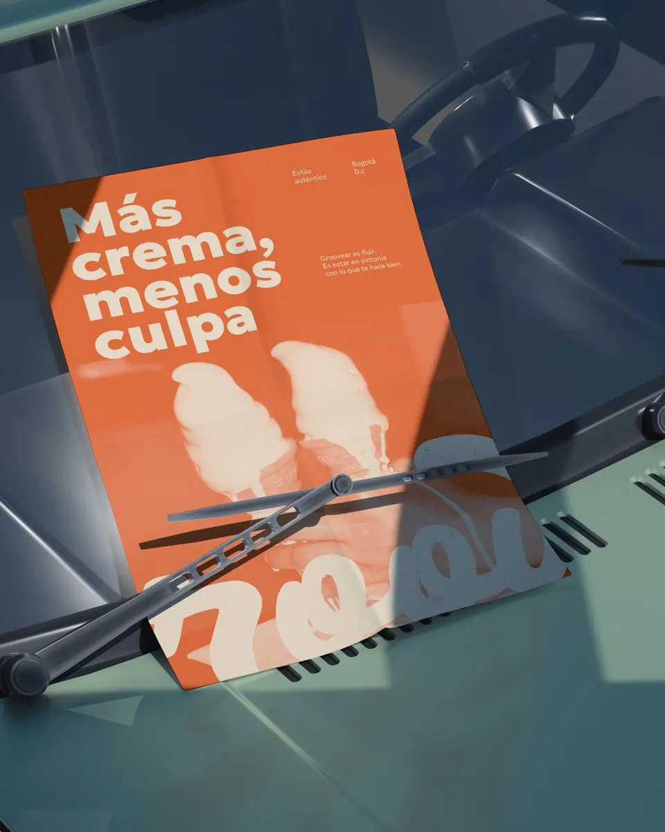 Identidad visual de Groovy, proyecto de Flor de Selva