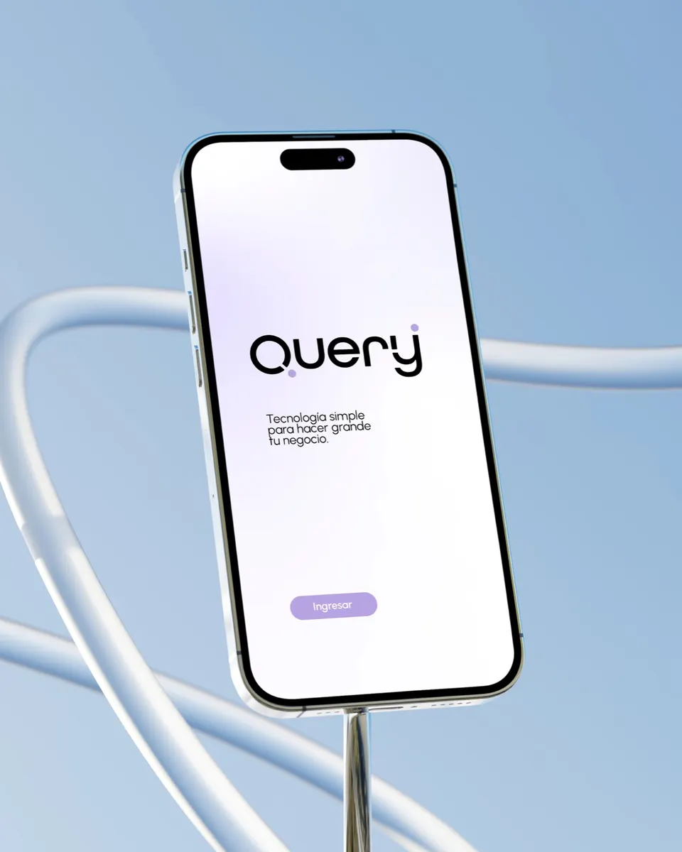 Identidad de Query, proyecto del portafolio de Flor de Selva